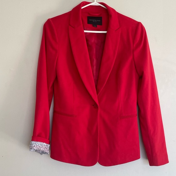 Kenneth Cole Red blazer - Picture 3 of 4